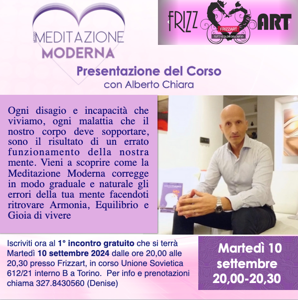 presentazione corso di mediatazione moderna