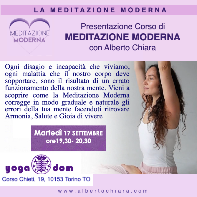 presentazione meditazione moderna