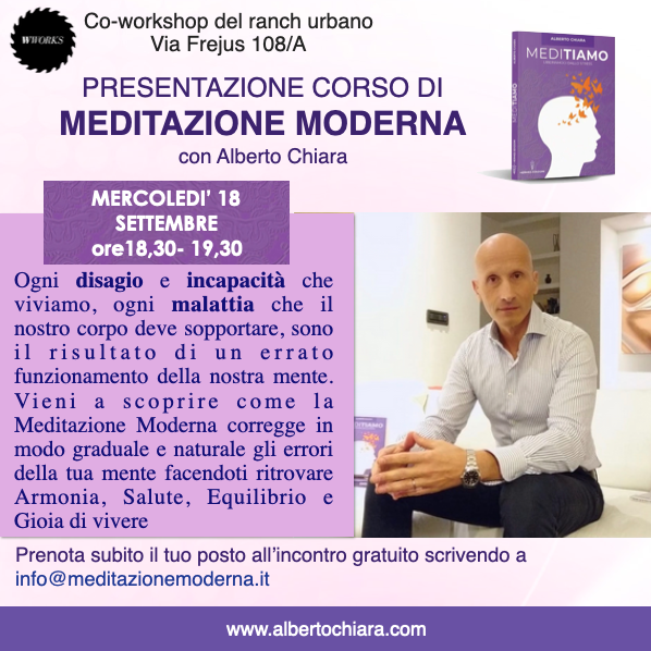 presentazione corso di meditazione moderna