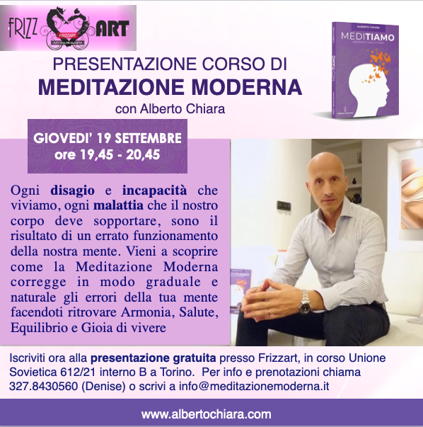 Presentazione corso di meditazione