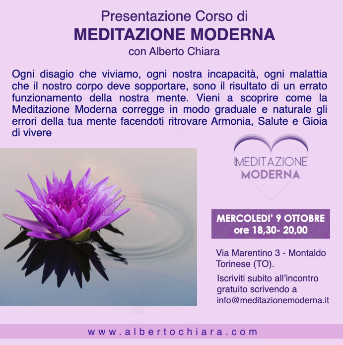 La meditazione moderna