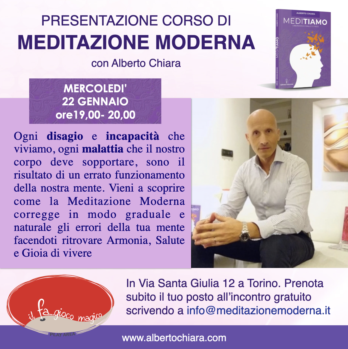 Presentazione corso di meditazione moderna