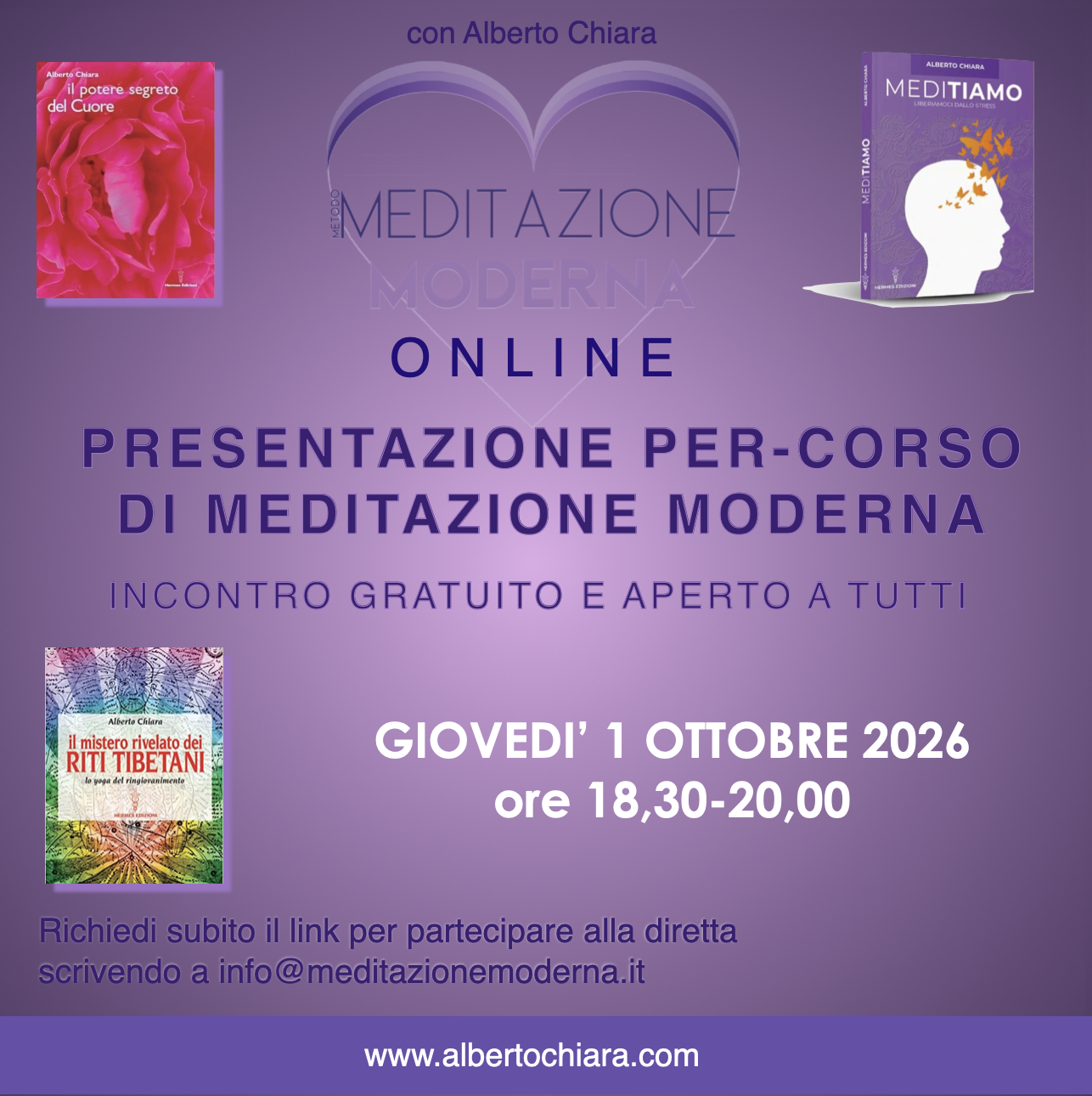 Presentazione corso di meditazione moderna